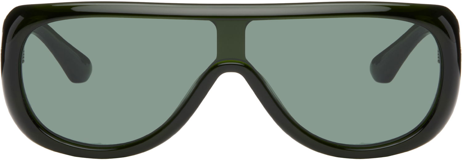Slnečné okuliare Port Tanger Port Tanger Sayf Sunglasses Zelené | SSENSE Exclusive Aviator, 0
