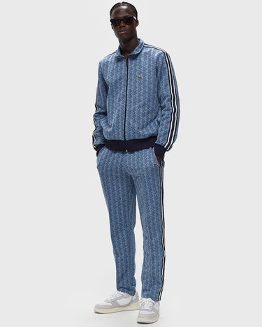 Tepláky Lacoste PARIS MONOGRAM JACQUARD SWEATPANTS Modrá | XH1440-I8K, 1