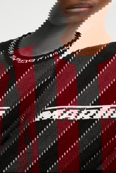 Sveter Martine Rose Martine Rose Sporty Logo Crew Striped Long-Sleeve Sweater Rôznofarebný | 982YA20027, 3