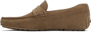 Tenisky a topánky BOSS BOSS Suede Loafers Hnedá | 50541750, 2