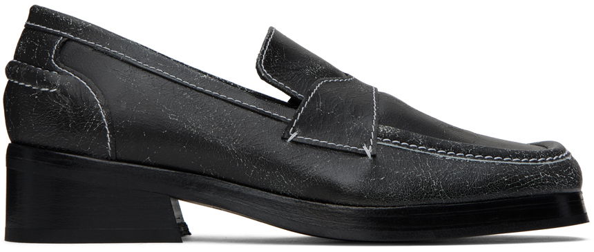 Tenisky a topánky Eckhaus Latta Eckhaus Latta Stitched Loafers Čierna | FEKLMLTLO05106, 0