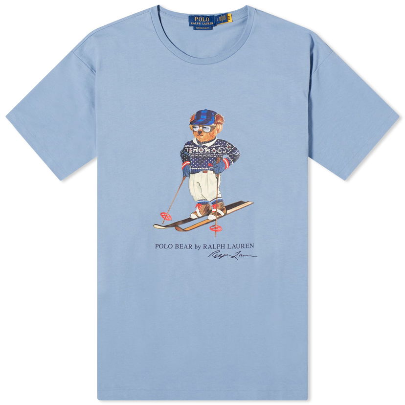 Tričko Polo by Ralph Lauren Ski Bear T-Shirt Modrá | 710853310027