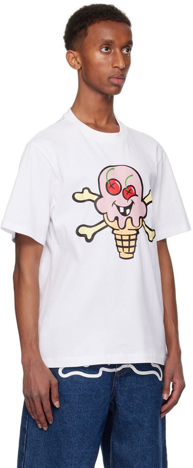 Tričko BBC IceCream ICECREAM Cones & Bones T-Shirt Biela | IC24346, 1