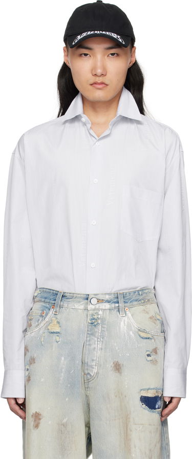 Košeľa VETEMENTS Vetements Pinstripe Shirt Biela | UA66SH410N, 0