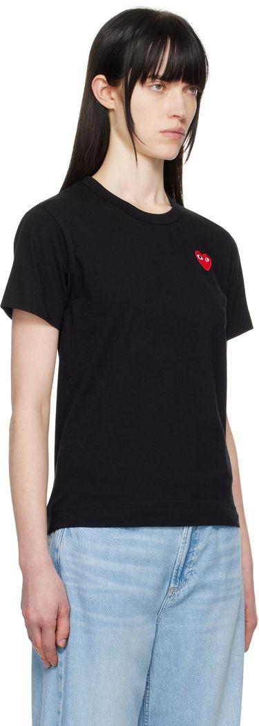 Tričko Comme des Garçons COMME des GARÇONS PLAY Heart T-Shirt Čierna | T108-051, 1