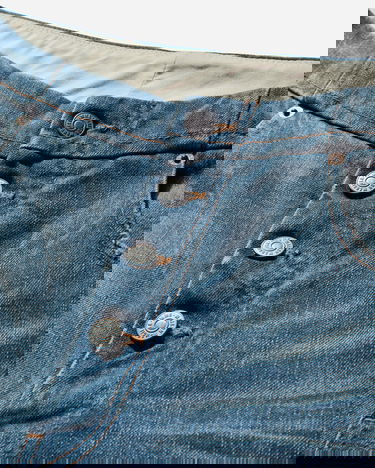 Džínsy Maison Margiela Loose Fit Distressed Denim Trousers Modrá | S52LA0241 961, 4