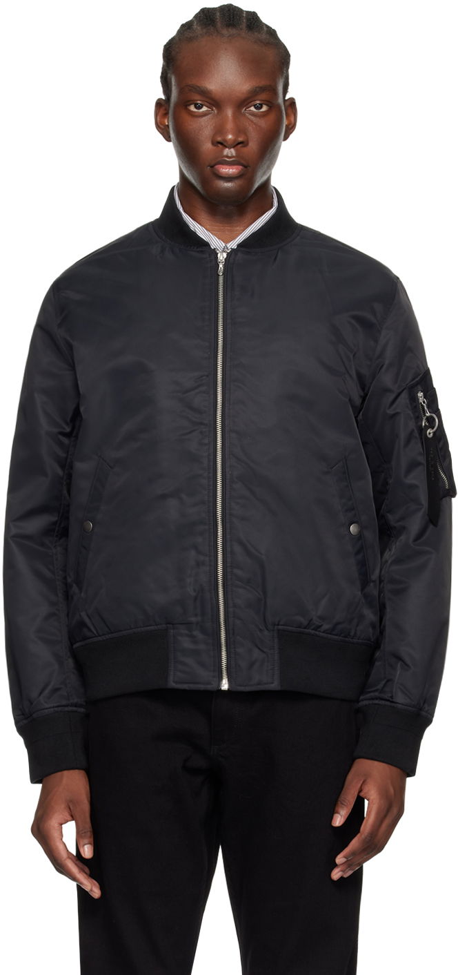 Bomber bunda rag & bone Manston Bomber Jacket Čierna | MBW22F2260M1ML, 0