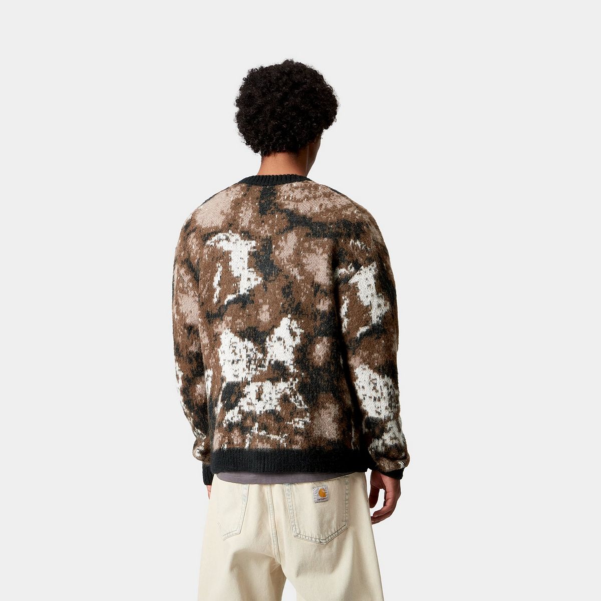 Sveter Carhartt WIP Carhartt WIP Merton Cardigan Wild Dog Jacquard Hnedá | I035391_9, 1