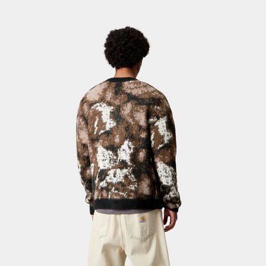 Sveter Carhartt WIP Carhartt WIP Merton Cardigan Wild Dog Jacquard Hnedá | I035391_9, 1