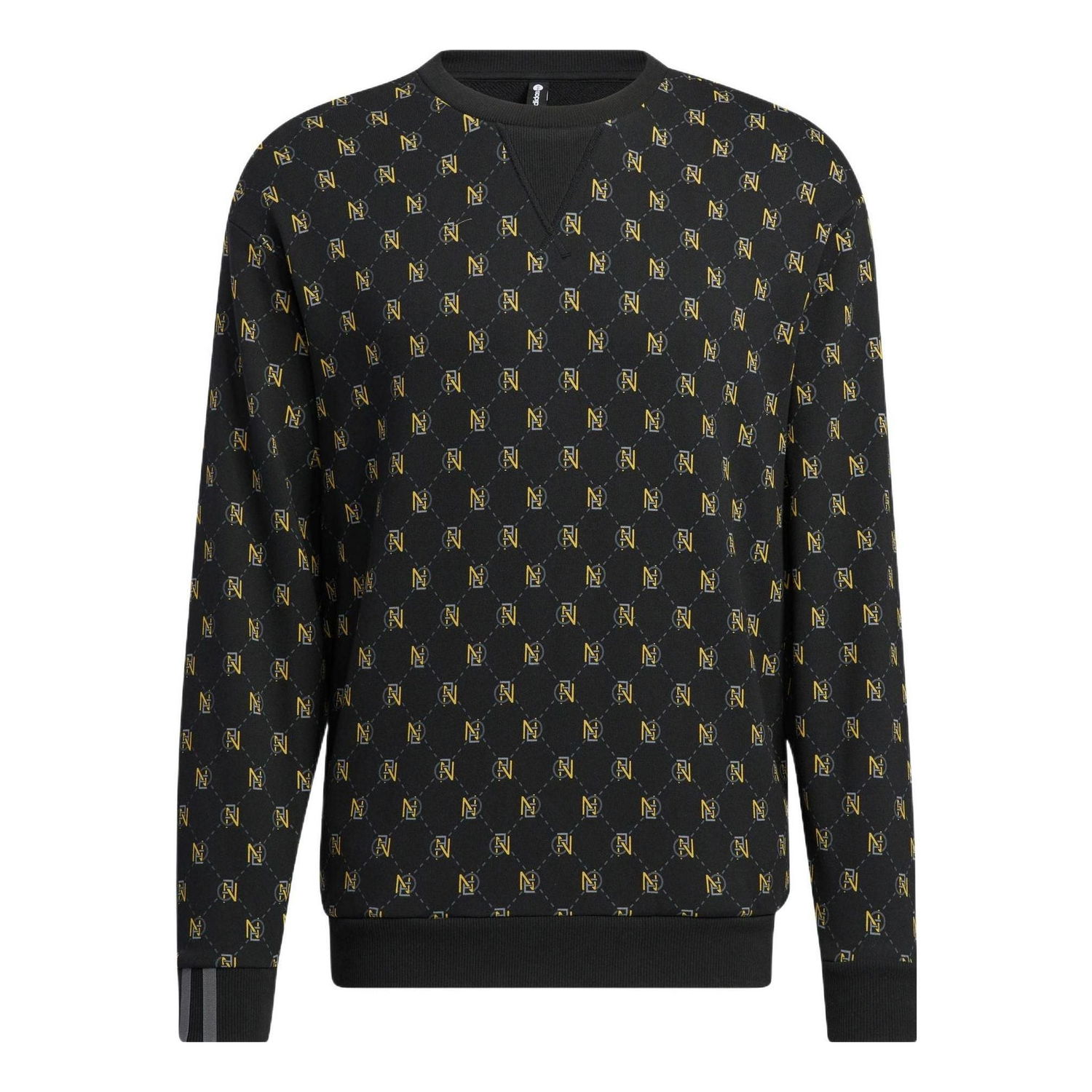 Sveter adidas Originals Mono All-Over Print Sweatshirt Čierna | HM1992, 0