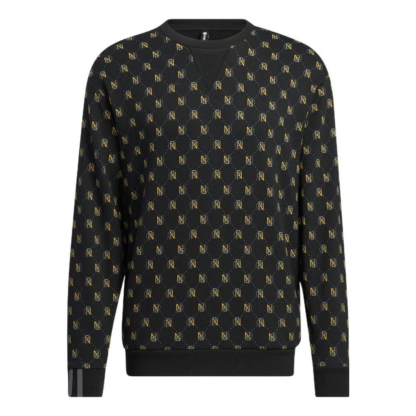 Sveter adidas Originals Mono All-Over Print Sweatshirt Čierna | HM1992