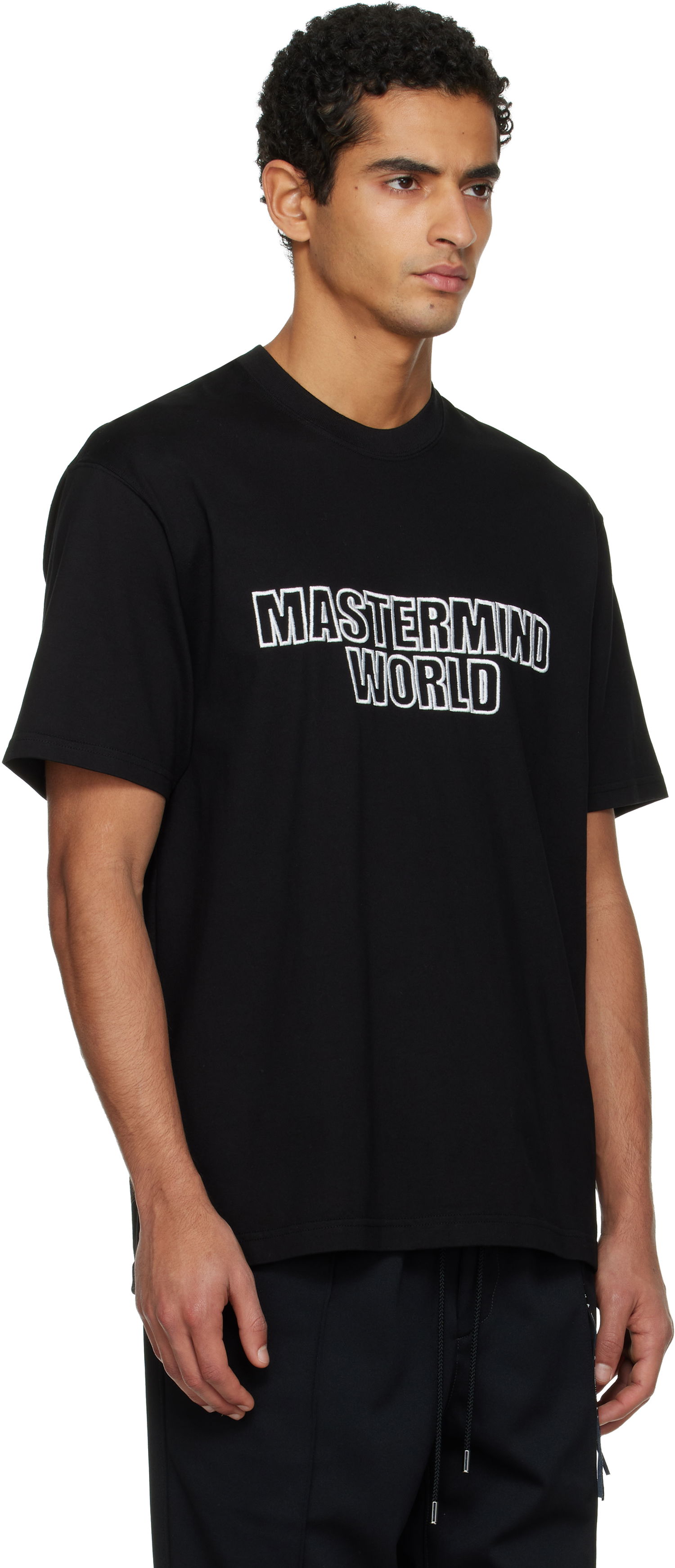 Tričko Mastermind WORLD MASTERMIND WORLD 3D Logo SS T-Shirt Čierna | MW25S15-TS053-011, 1
