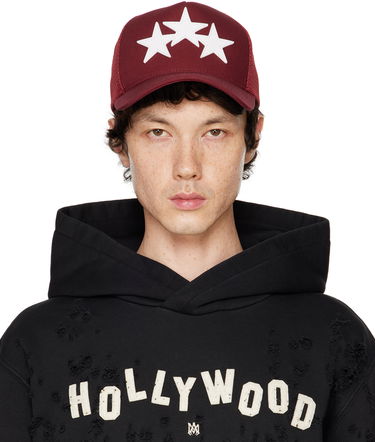 Šiltovka AMIRI AMIRI 3 Star Trucker Cap Červená | AMHATR1018, 0
