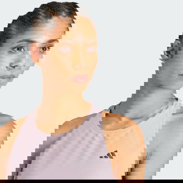 Tielko adidas Performance Own the Run Tank top Fialová | IN8313, 5