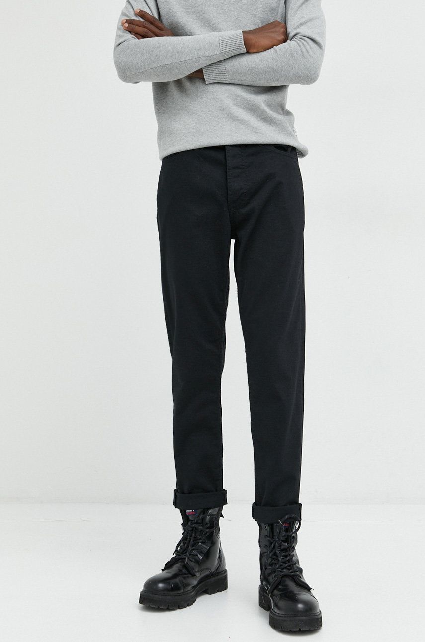Džínsy BOSS Jeans Čierna | 50488853, 0