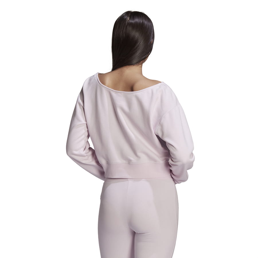 Mikina adidas Originals Slouchy Crewneck Ružová | HU1646, 1