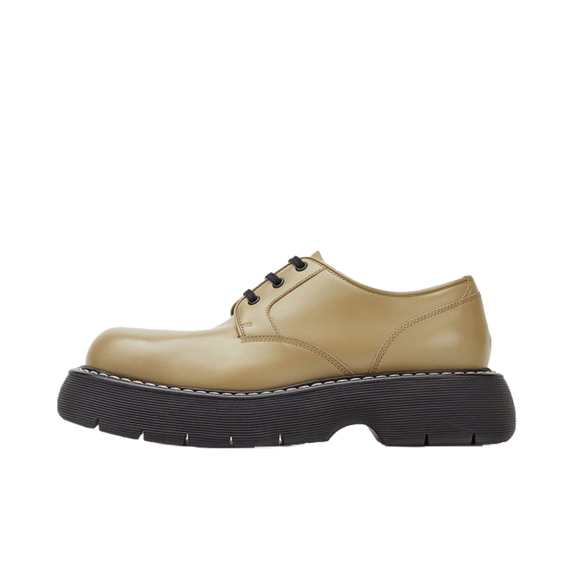 Tenisky a topánky Bottega Veneta Bounce Swell Leather Lace Up Shoes Zelené | 651259V00H02865