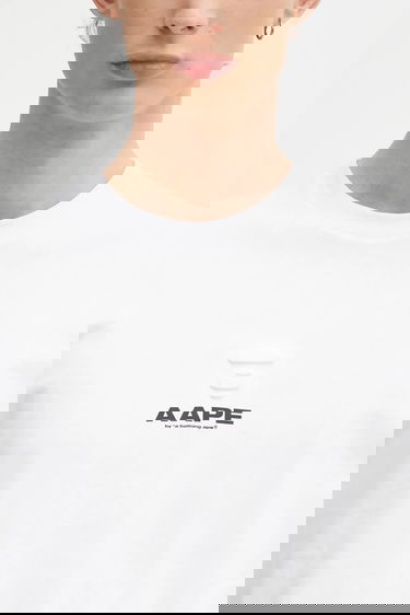 Tričko AAPE by A Bathing Ape Basic Ape Head Graphic T-Shirt Biela | AAPTEM1647XXO, 3