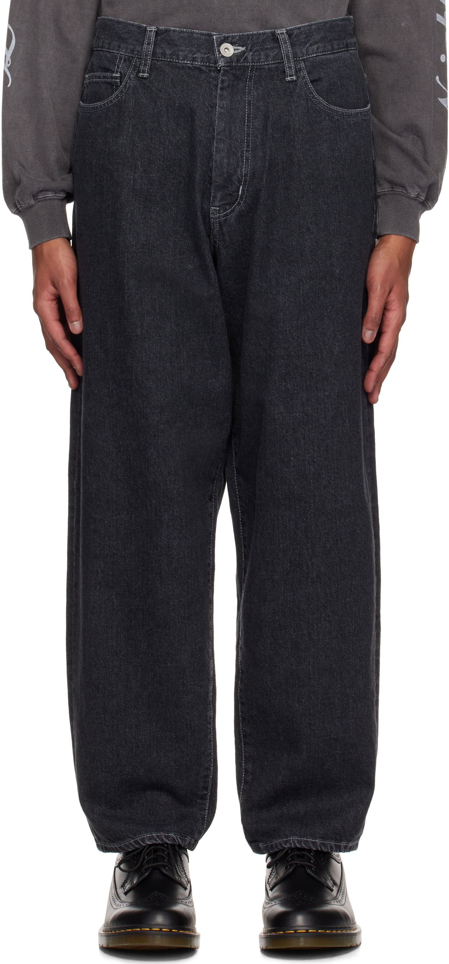 Džínsy Neighborhood PHINGERIN Edition 6PK Jeans Čierna | 242AQPGN-PTM01, 0