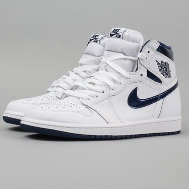 Tenisky a topánky Jordan Air Jordan 1 Retro High OG "Metallic Navy" Biela | 555088-106, 1