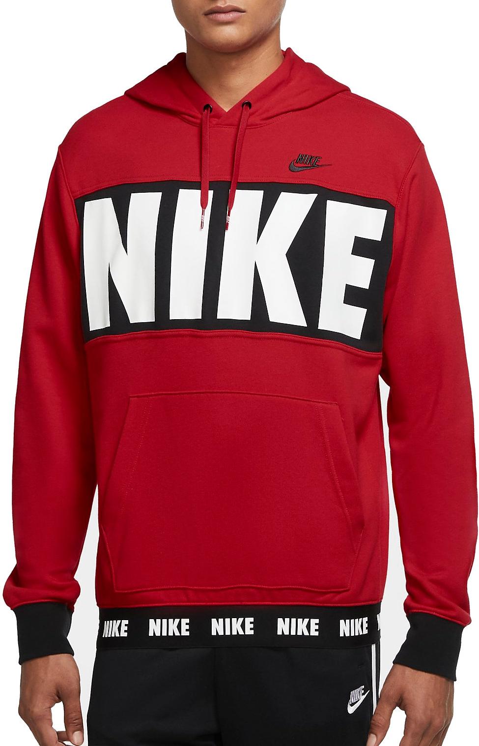 Mikina Nike Sportswear Essentials+ Hoodie Červená | dd4726-657, 0