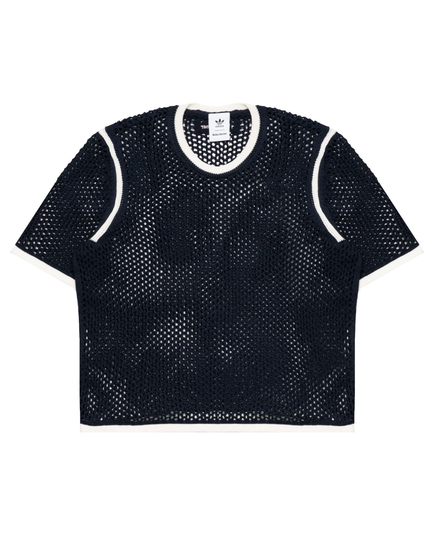 Crop Top adidas Originals Wales Bonner Knit Tee Navy | KA7052, 0