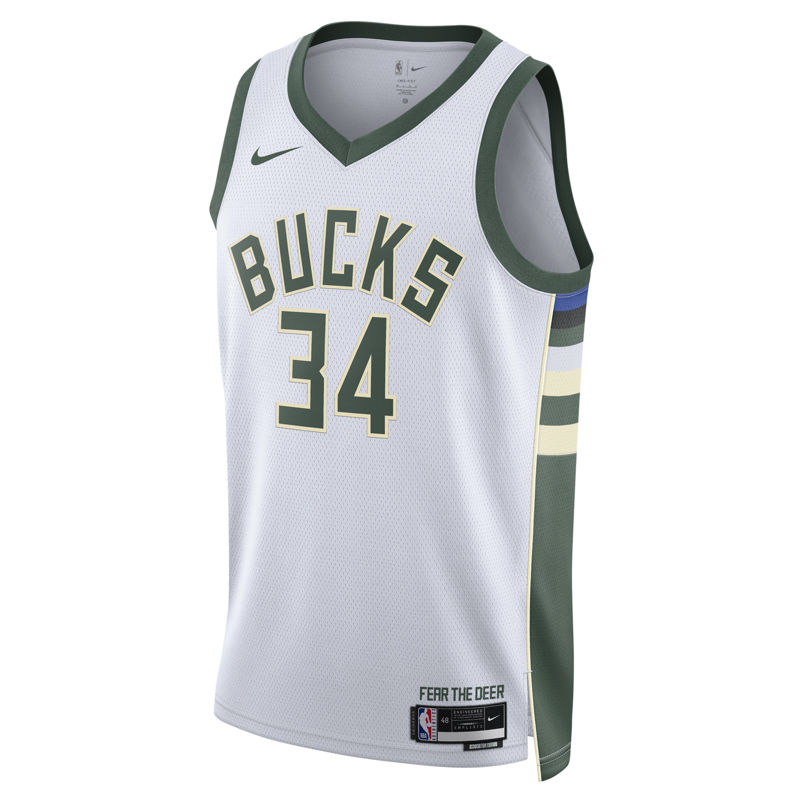 Milwaukee Bucks Association Edition 2022/23 Dri-FIT NBA Swingman Jersey