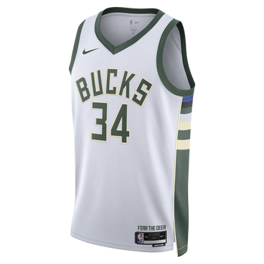 Dres Nike Milwaukee Bucks Association Edition 2022/23 Dri-FIT NBA Swingman Jersey Biela | DN2084-100, 3