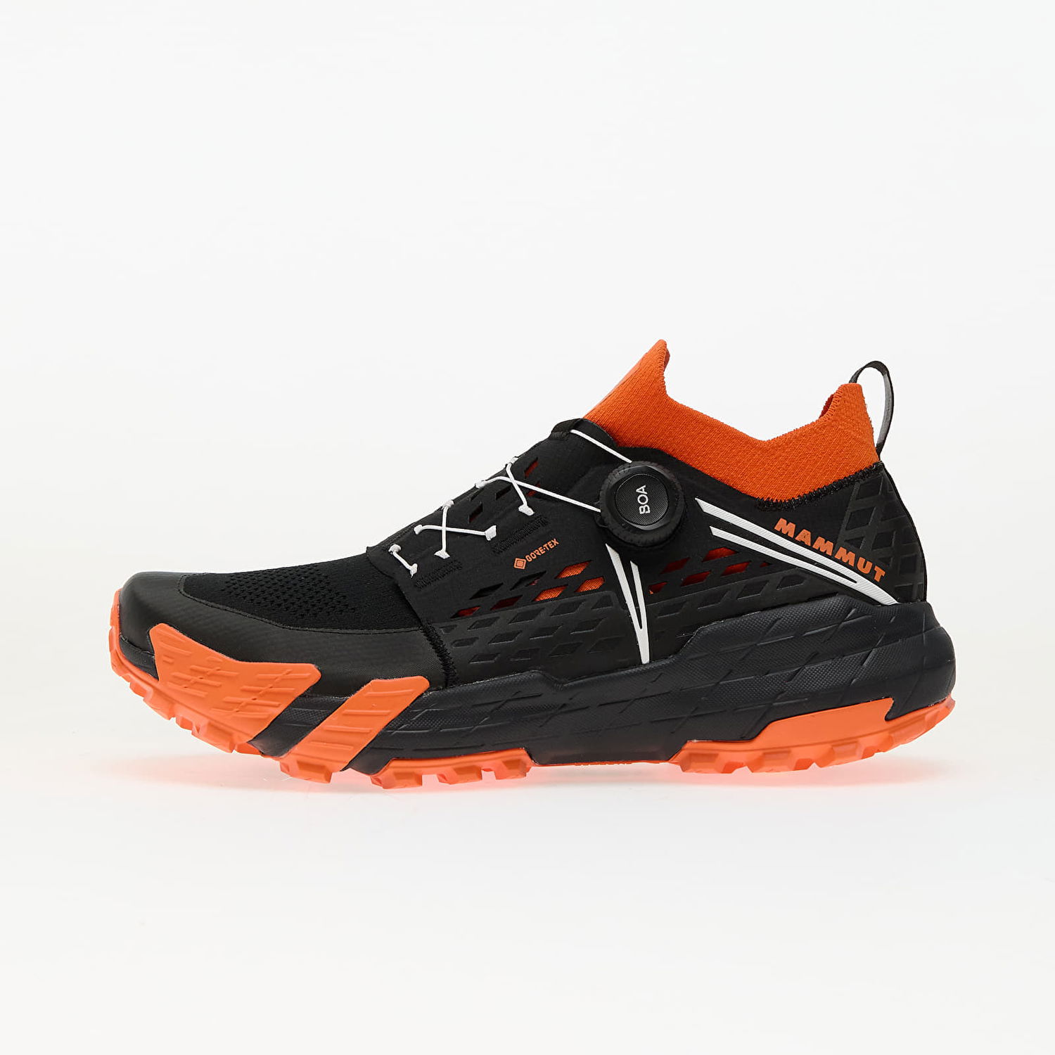Tenisky a topánky Mammut Aenergy TR BOA® Mid GTX Men Black-Dark Tangerine Čierna | 3030-04900 black-dark tangerine, 0