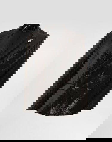 Bunda Dolce & Gabbana Double-breasted Sicilia Light Sequin Jacket Čierna | G2TV8TFLSIMN0000, 0