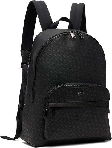 Batoh BOSS BOSS Monogram Backpack Čierna | 50552571, 2
