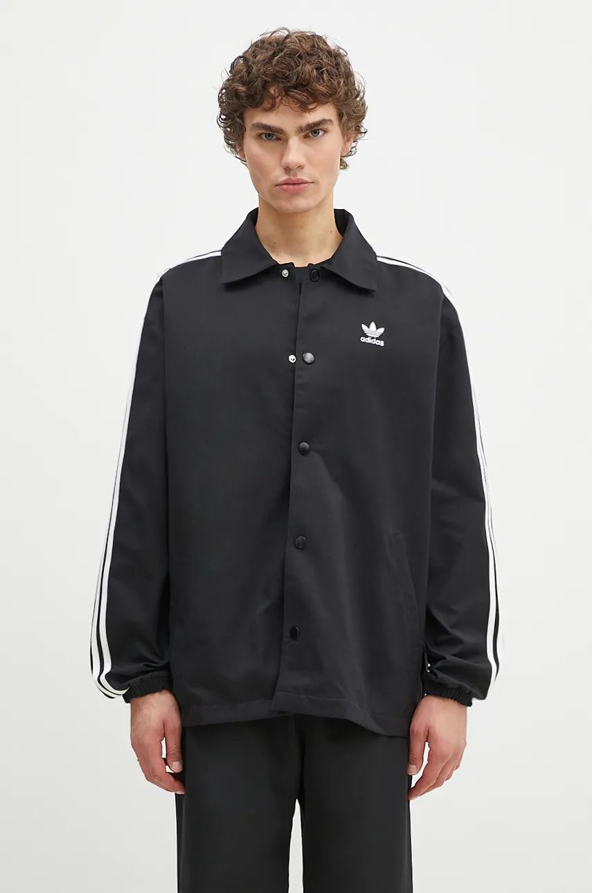 Vetrovka adidas Originals Coach Oversize Jacket Čierna | IZ1831, 0