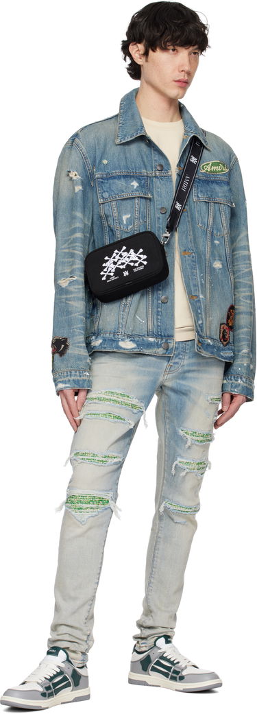 Bunda AMIRI Amiri Vintage Pegasus Trucker Denim Jacket Modrá | AMDNTR1019, 3