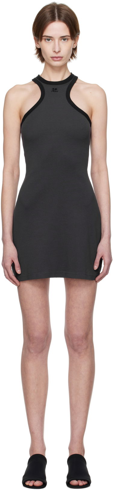 Šaty Courrèges Courrèges Scuba Mini Dress Šedá | 125JRO577JS0203, 0