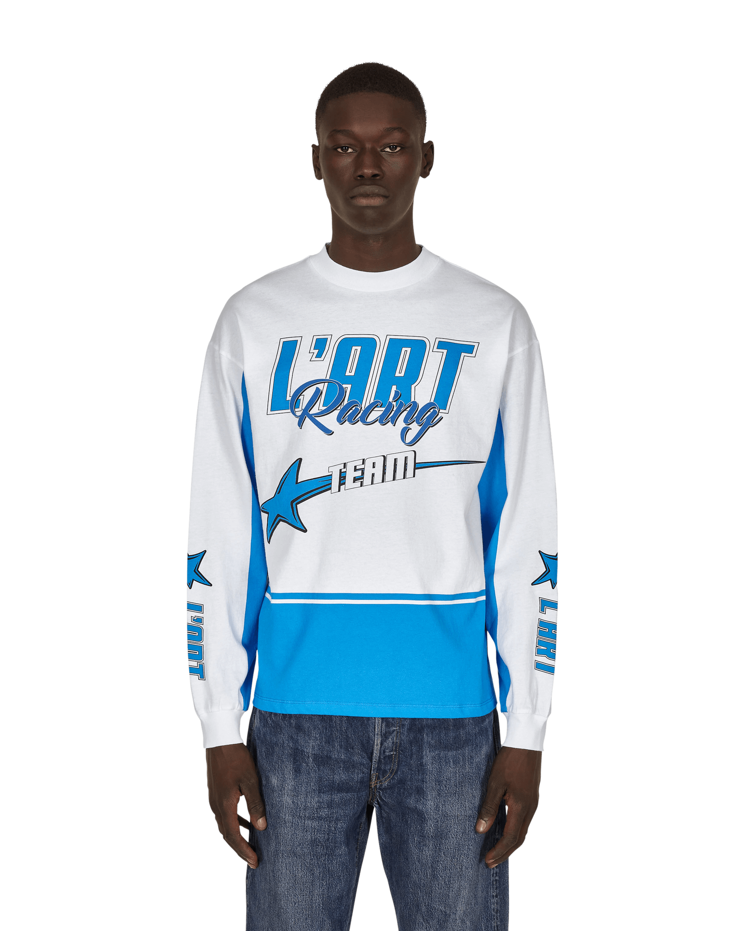 Tričko L'Art De L'Automobile Karacing Team Longsleeve T-Shirt Modrá | KARSUPRA 001, 0