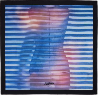 Šál Jean Paul Gaultier Jean Paul Gaultier 'The Air' Silk Scarf Modrá | 25/03-U-AC023-W027-565034, 1