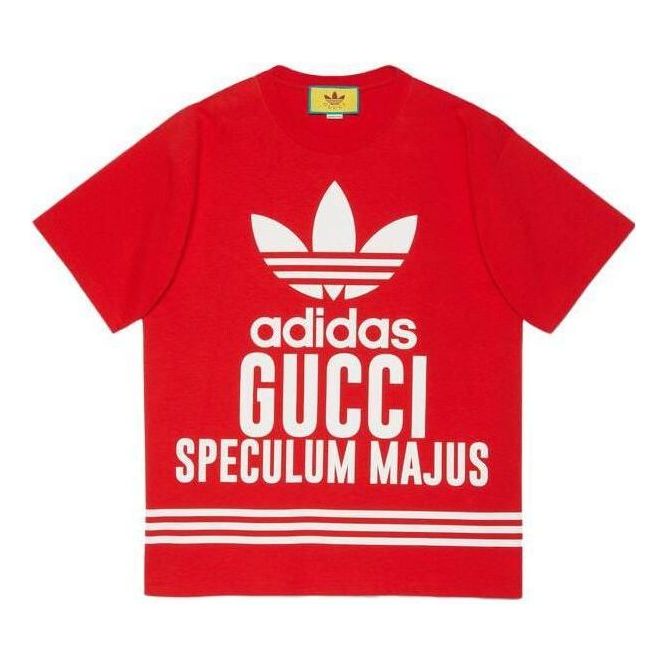 Tričko Gucci Cotton T-Shirt Červená | 616036-XJEW1-6229, 0