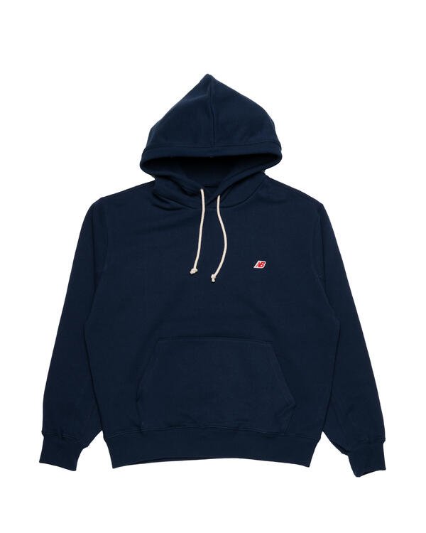 Mikina New Balance Made in USA Hoodie Navy | MT21540_NGO, 0