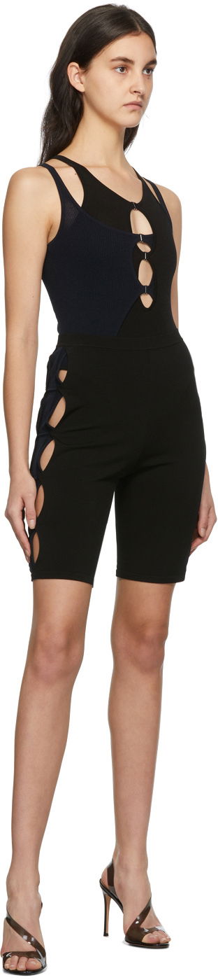 Šortky Dion Lee Dion Lee Double Hosiery Shorts Čierna | C7019R22, 3
