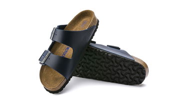Tenisky a topánky Birkenstock Arizona Soft Footbed Oiled Nubuck Leather Narrow Fit W Navy | 1013644, 5