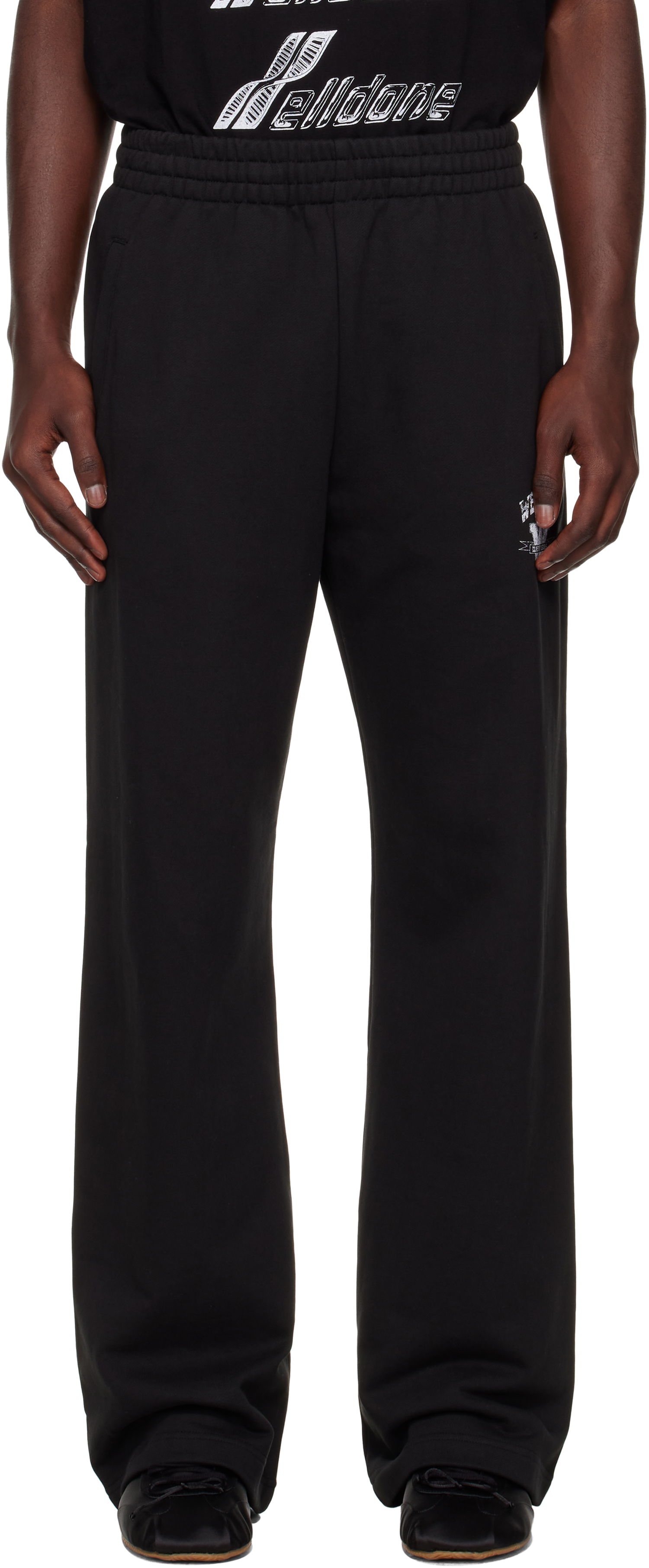 Tepláky We11done We11done Collegiate Sweatpants Čierna | WD-TA2-25-706-U-BK, 0