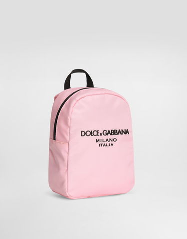 Batoh Dolce & Gabbana Nylon Backpack With Logo Ružová | EM0141AB12480400, 1