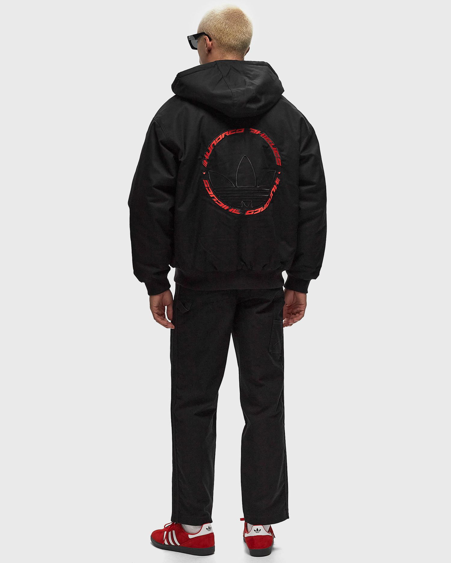 Mikina adidas Originals 100 Thieves x Black Hooded Jacket Čierna | JP0817, 1