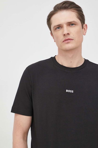 Tričko BOSS Tchup T-Shirt Čierna | 50473278, 0