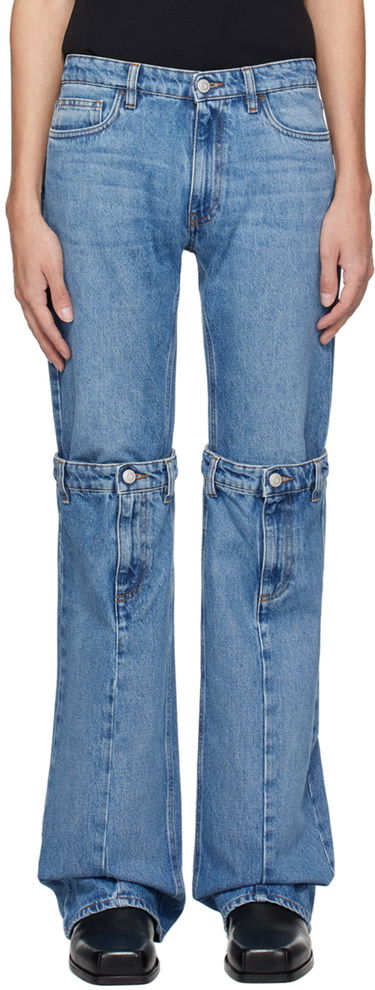 Džínsy Coperni Coperni Open Knee Jeans Modrá | COPP55202CMEN, 0