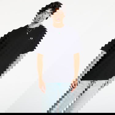 Tričko Fred Perry Relaxed T-Shirt Čierna | M8710 102, 0