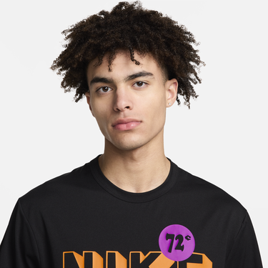 Tričko Nike Pánské fitness tričko Hyverse Dri-FIT UV s krátkým rukávem - Černá Čierna | FN3988-010, 4