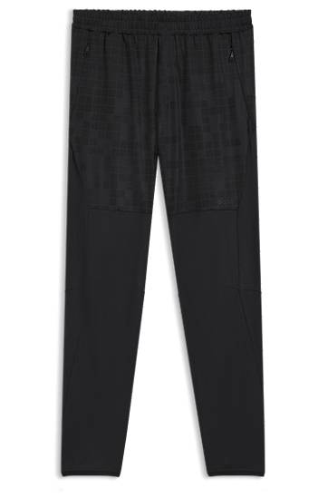 Súprava BOSS Graphic-Print Performance Tracksuit Bottoms Čierna | 50548448, 0