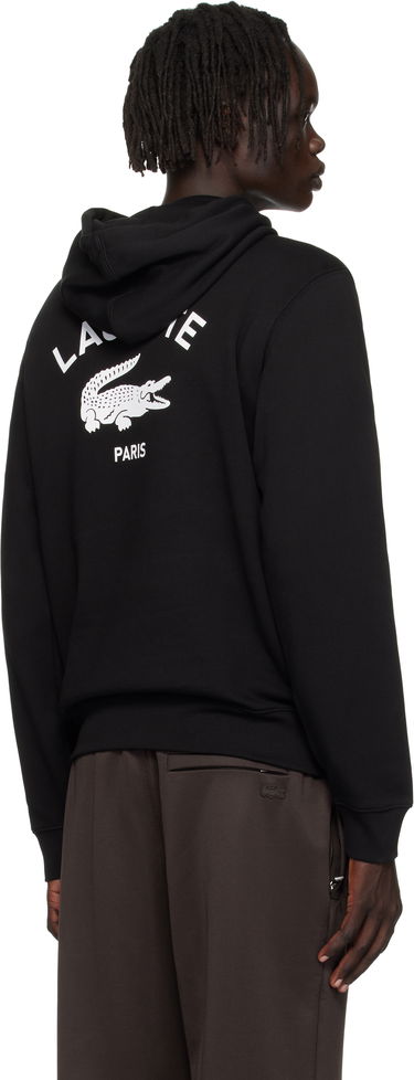 Mikina Lacoste Print Hoodie Čierna | SH2740_031, 2