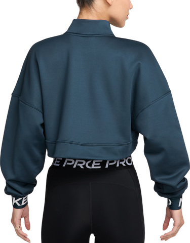 Mikina Nike Cropped Fleece Sweatshirt Tyrkysová | fv8097-478, 1